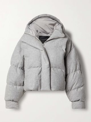 Aomori Hooded Quilted Down Ski Jacket