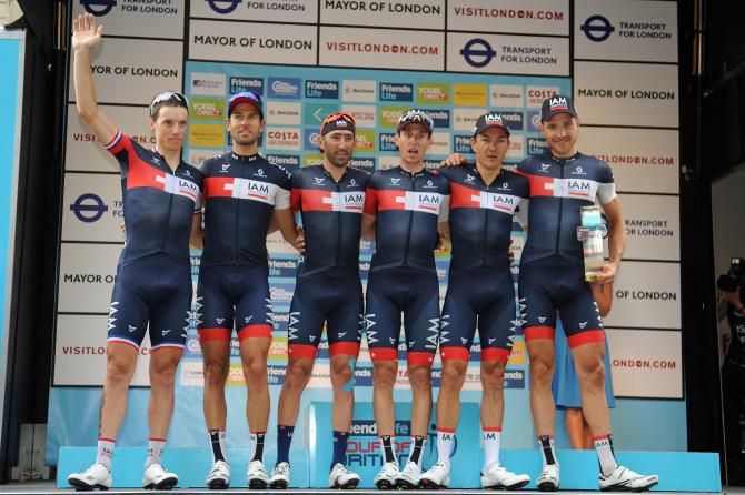IAM Cycling won the best team award at Tour of Britain