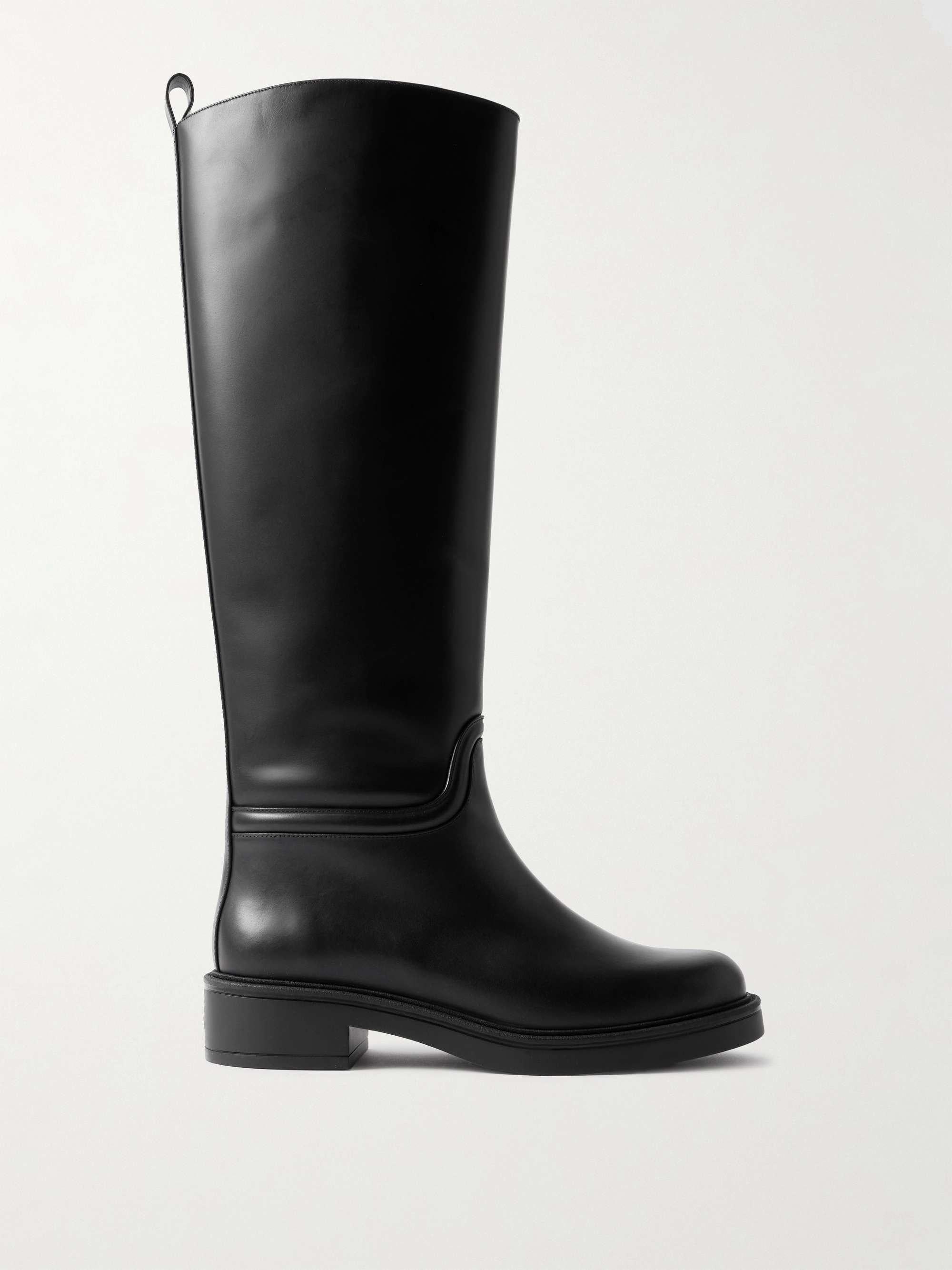 Celia Riding Leather Knee Boots