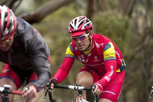 Tour leader Rhys Pollock (Drapac Porsche) was tucked away in the peloton during stage two.