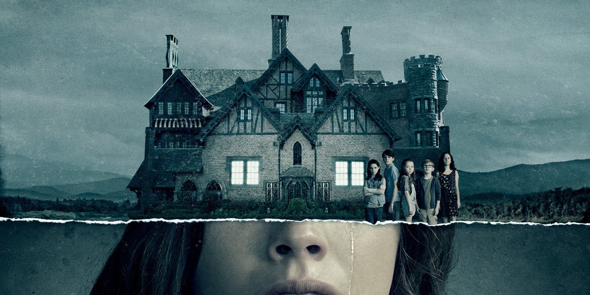 haunting of hill house netflix title card nell crying