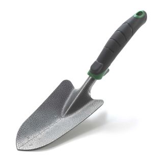Edward Tools carbon steel hand trowel on white background