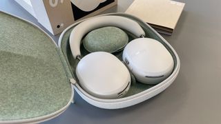 Sonos Ace noise-cancelling headphones in their carry case