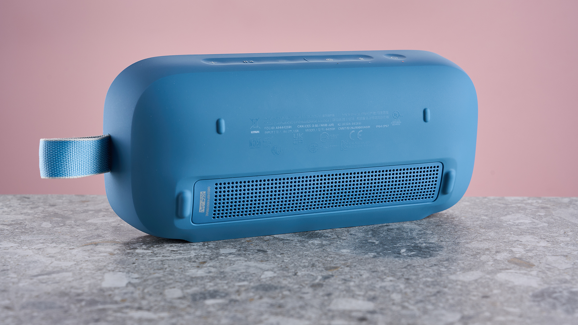 Reverse side of the Bose SoundLink Flex Gen 2