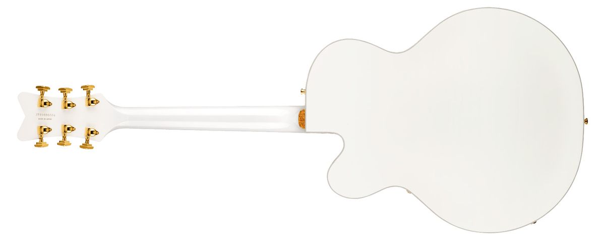 Gretsch G6136TG Players Edition Falcon Hollow Body with String-Thru Bigsby Gold Hardware White