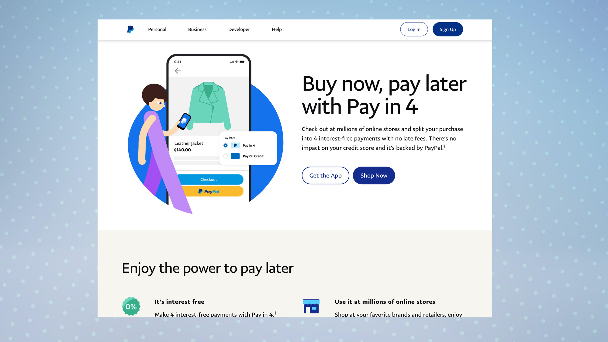 PayPal Pay в 4