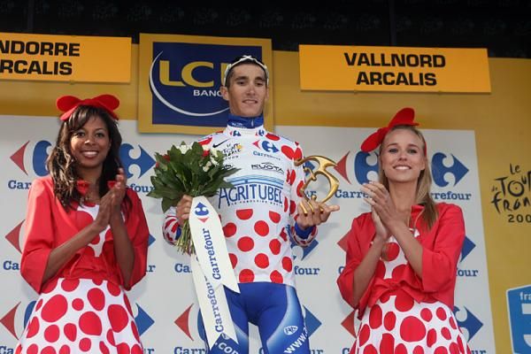 Brice Feillu (Agritubel) earned enough points to take over the mountains classification.