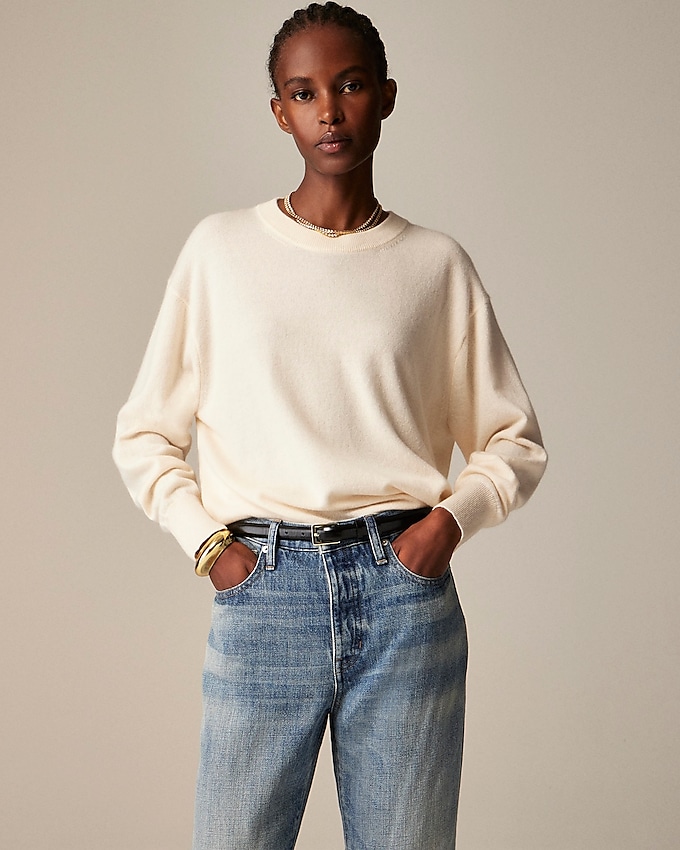 Cashmere Relaxed Crewneck Sweater