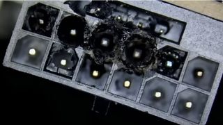 melted 12VHPWR power connector