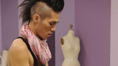 Andy on Project Runway season 8 episode 8