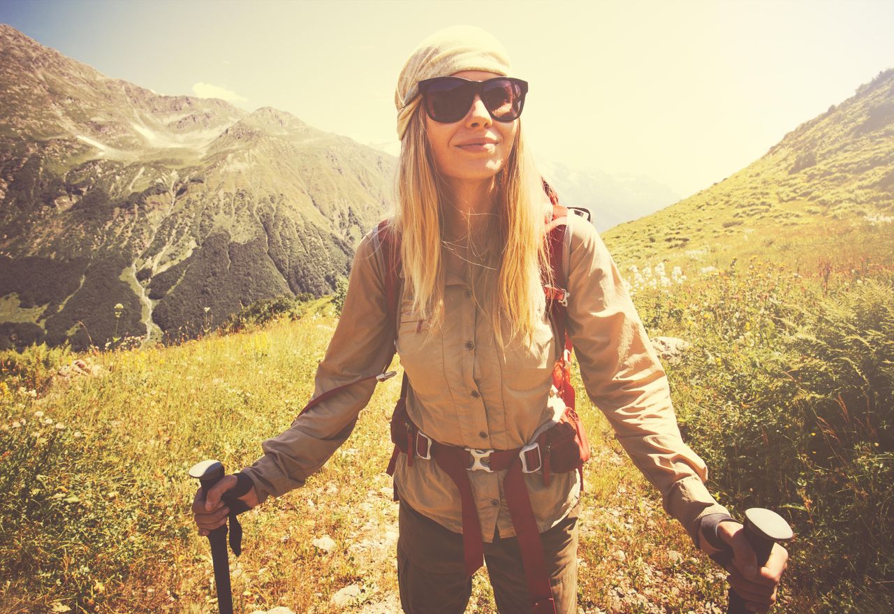 A hiker.