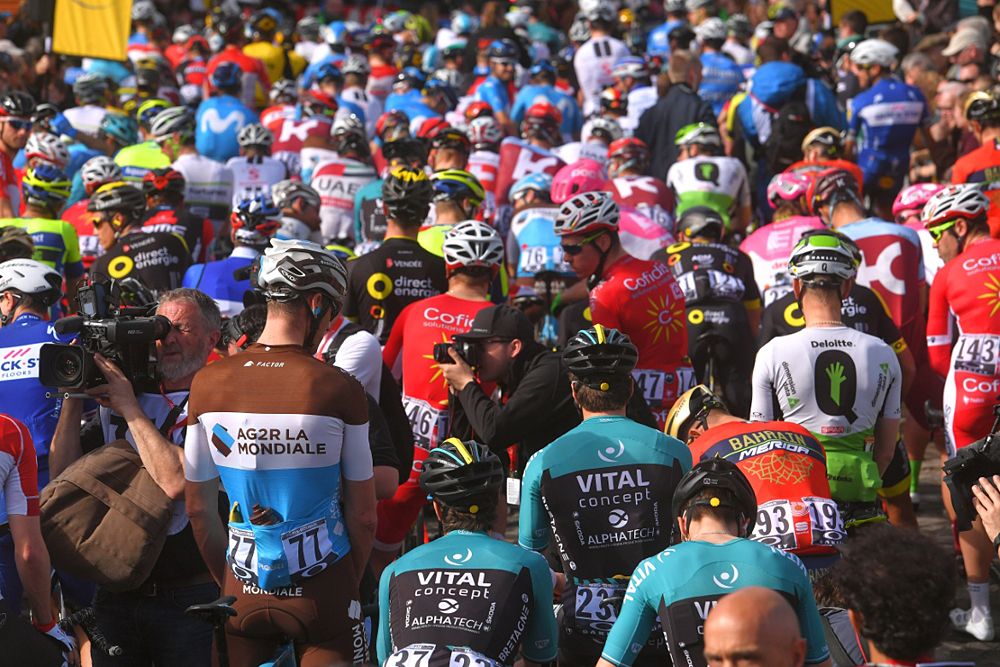 The colours of the peloton at 2018 Paris-Roubaix
