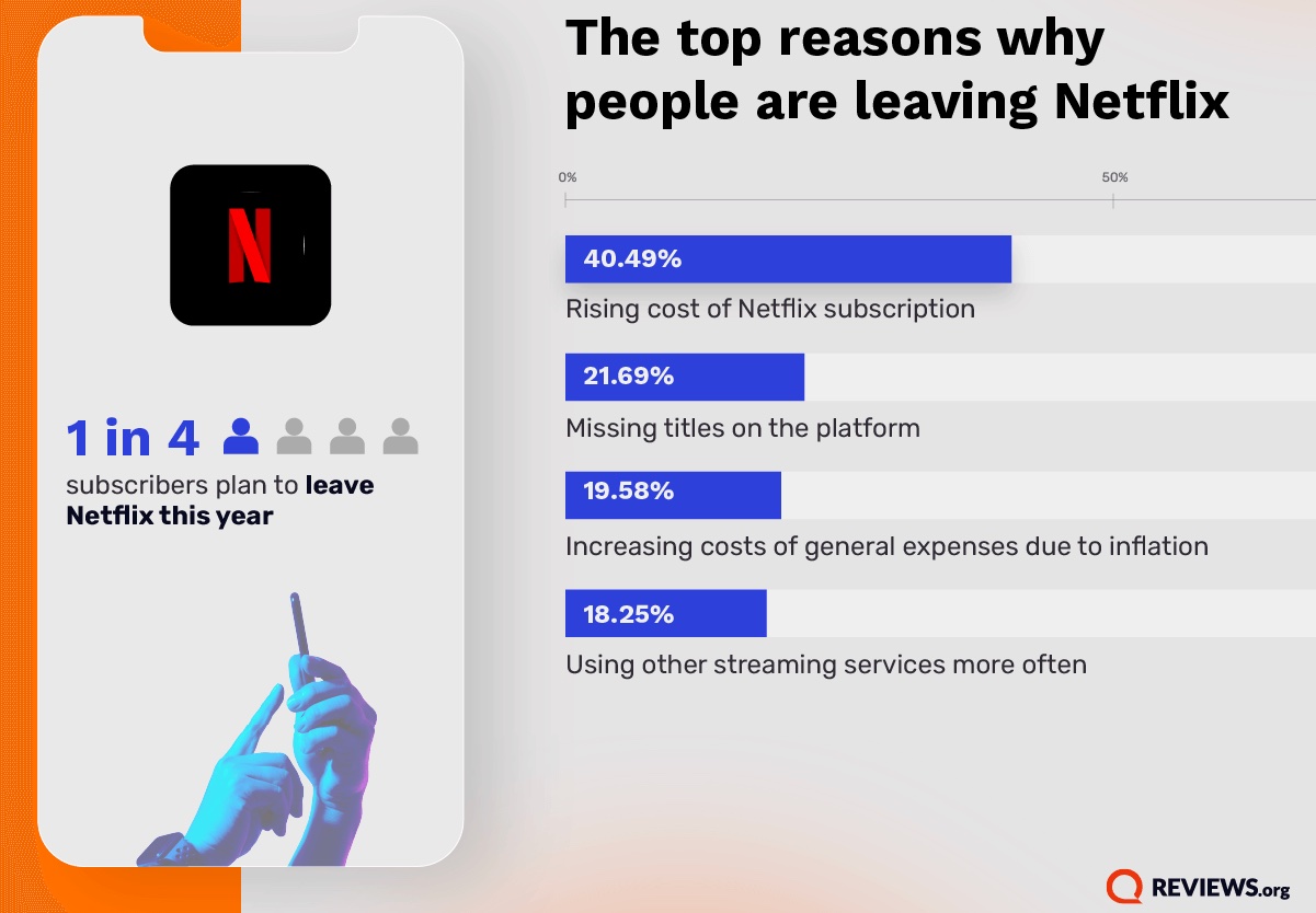 Gründe für die Kündigung der Netflix-Umfrage