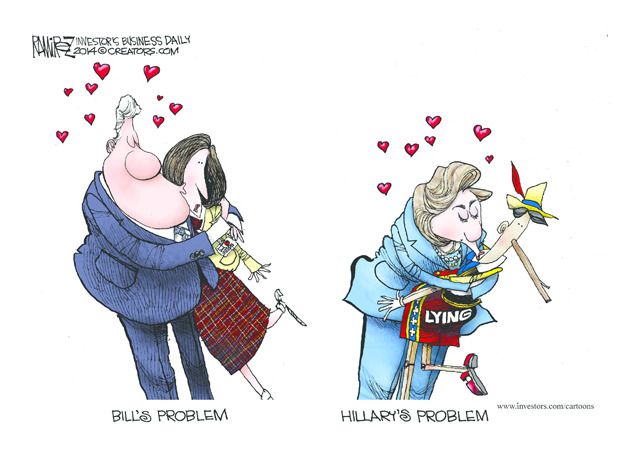 Political cartoon Hillary Clinton 2016