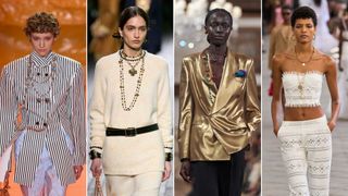 Louis Vuitton Spring 2024, Chanel Fall 2024, Ralph Lauren Spring 2024, Ermanno Scervino Spring 2024