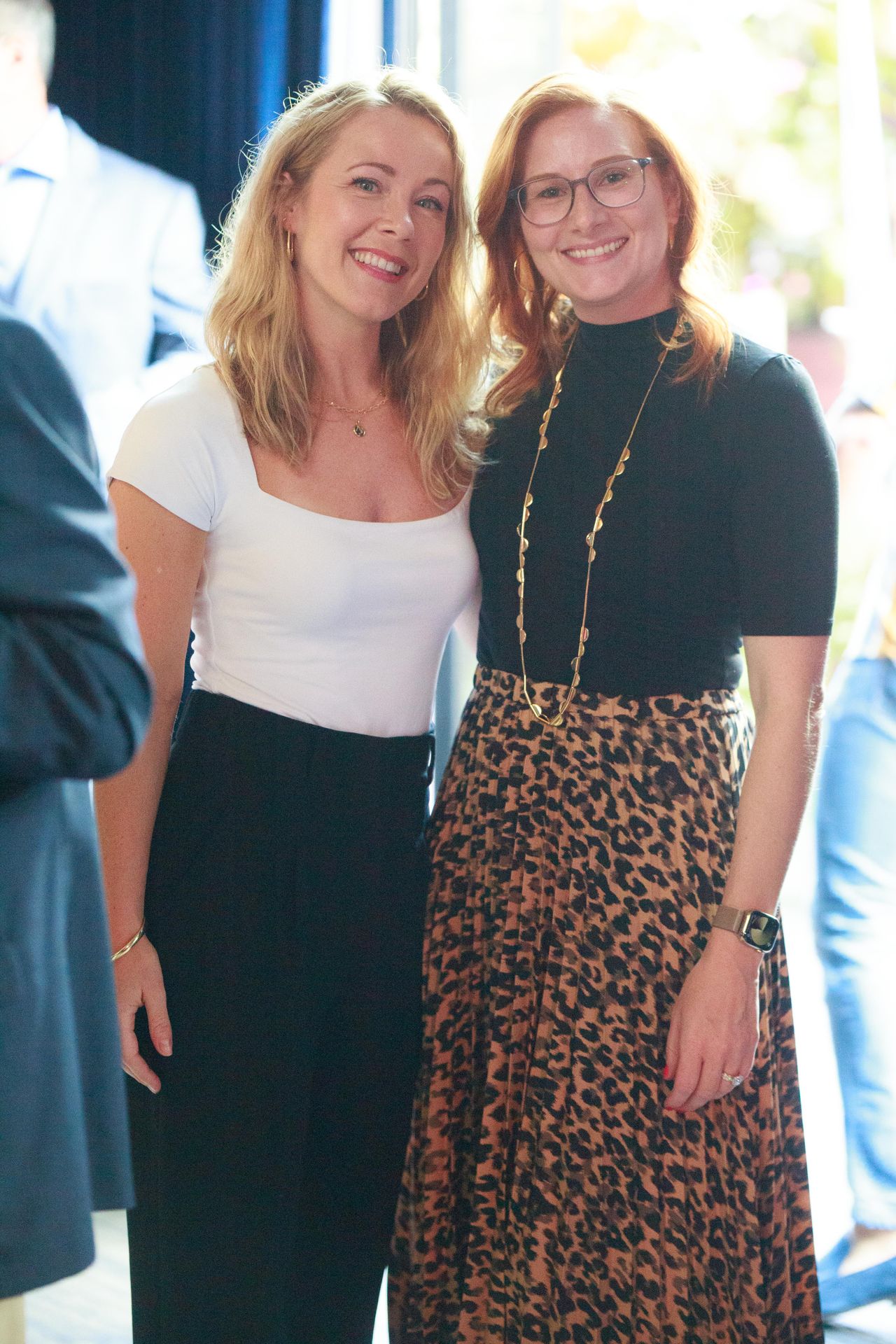 Maura Feerick, VP. drama original series at HBO Max, with Laura Forti, senior VP, business operations, HBO Max, TNT, TBS and truTV at Warner Bros. Discovery.