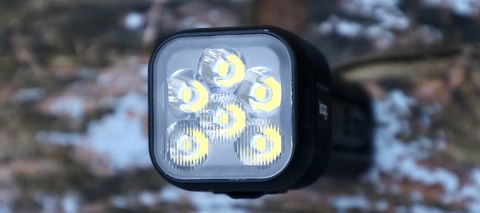 Top view of a bike light