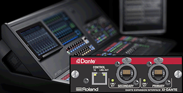 Roland Offers Dante, M-500 Live Mixing Console