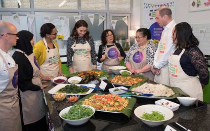 Prince William and Kate Middleton Cook Their Own Meals