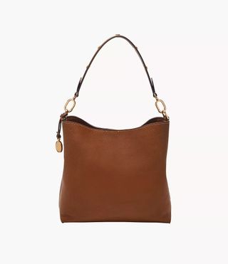 Fossil, Jessie Leather Bucket Shoulder Bag