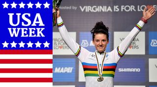 Chloe Dygert (USA) double world champion in the junior women's time trial and road race