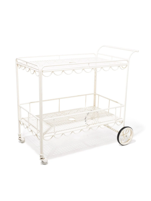 The Al Fresco Bar Cart - Antique White