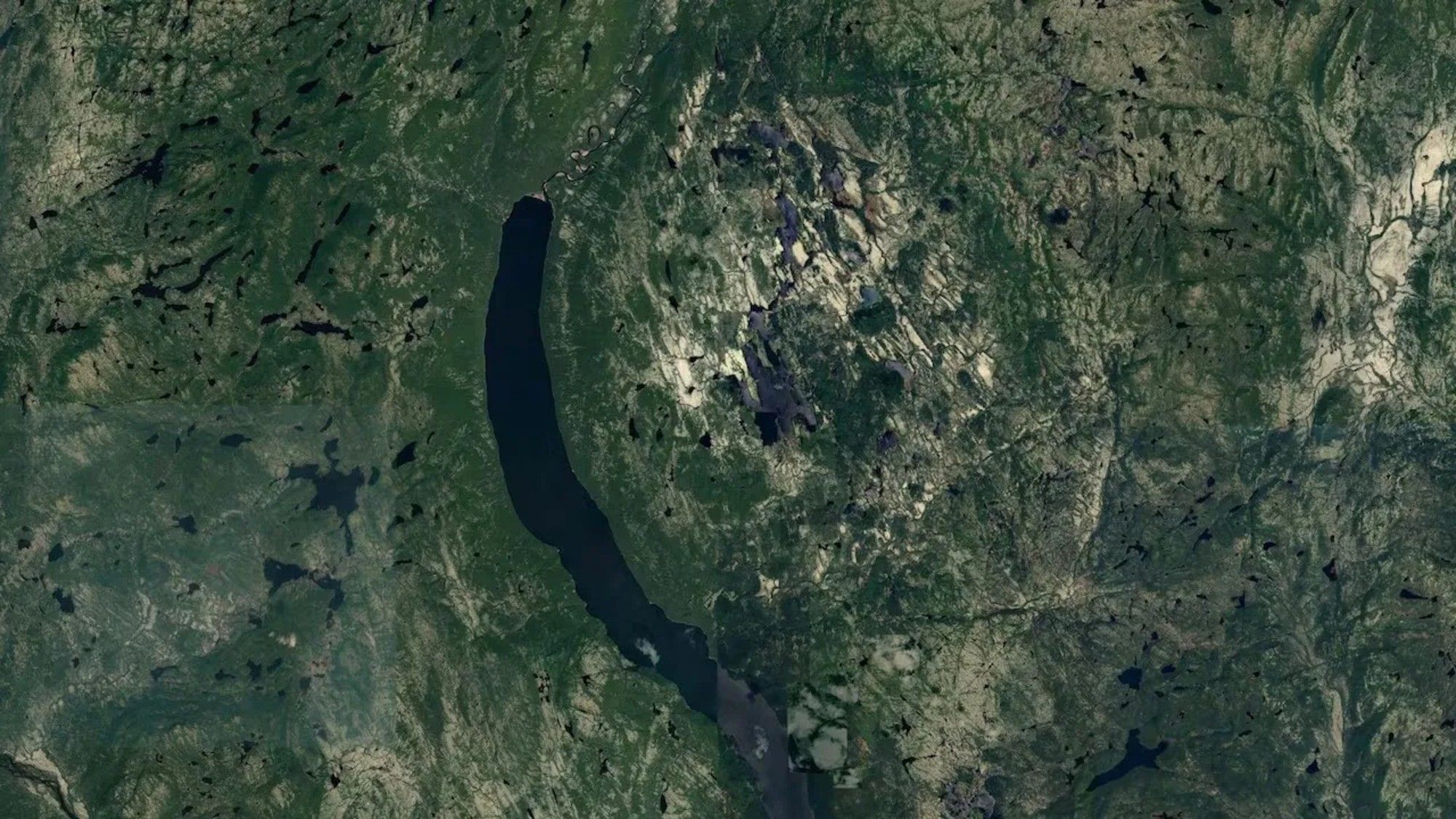 A massive crater was spotted on Google Earth. It could be a scar from an ancient meteorite impact