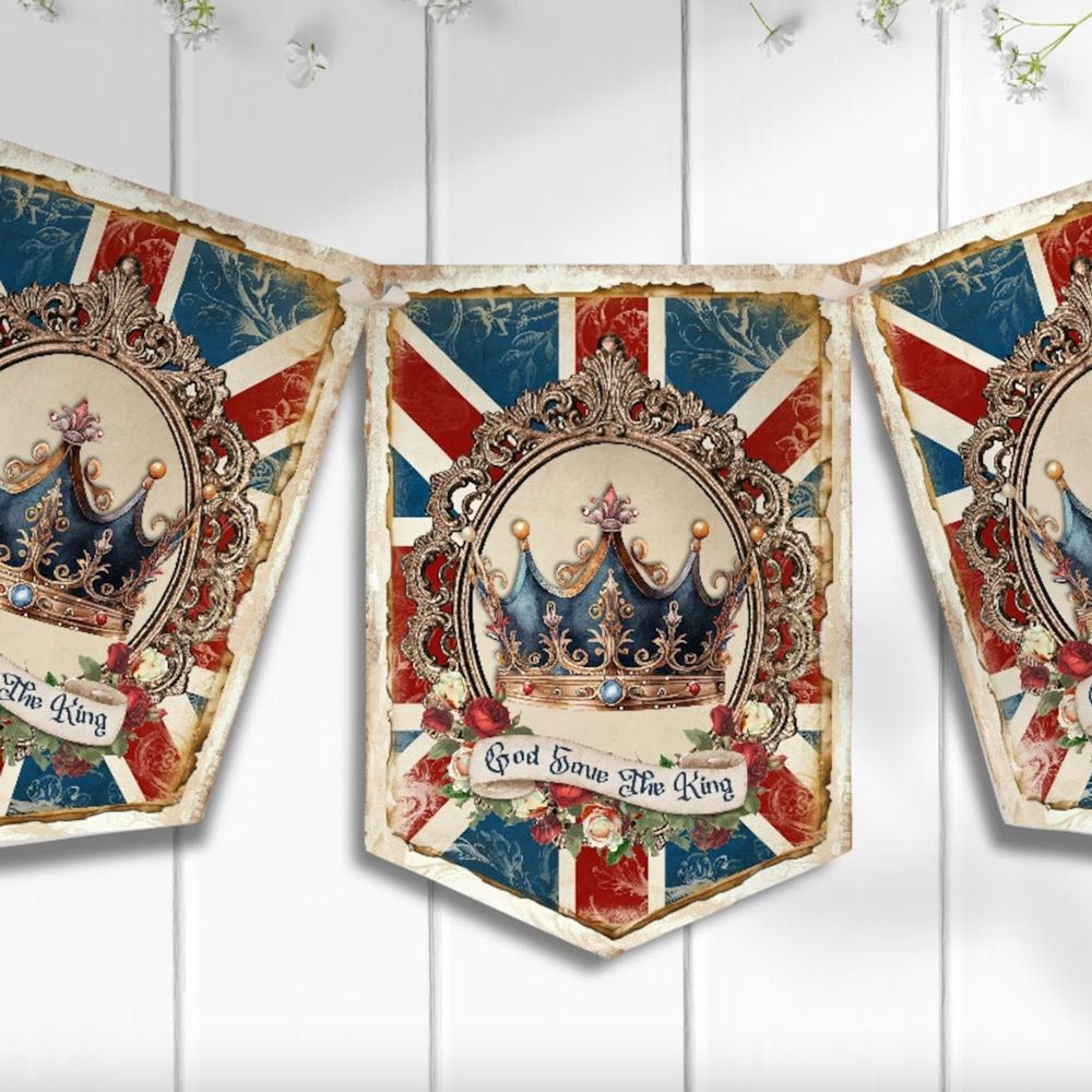 coronation decoration bunting