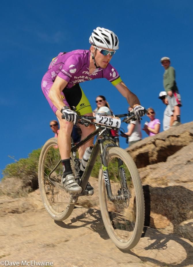 A Harmony Systems racer in the duo category finished lap one near the leaders