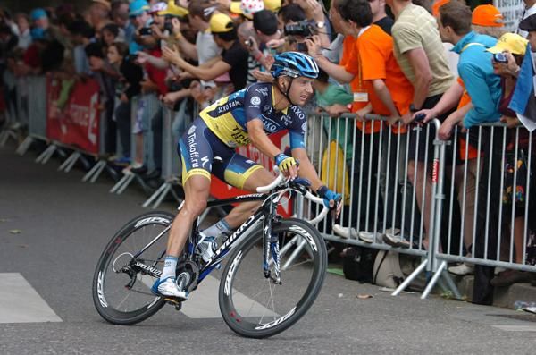 Karsten Kroon (Saxo Bank-Tinkoff Bank) in action during stage 6.