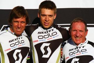Thomas, Andri and Peter Frischknect - three generations of world championship medal-winning Frischknects
