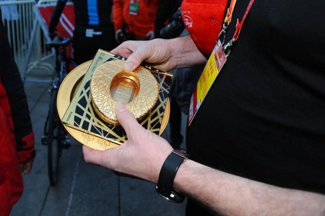 The winners earned a special gift