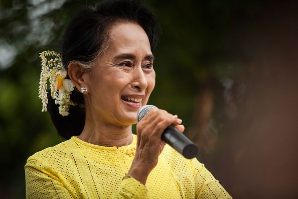 Aung San Suu Kyi.