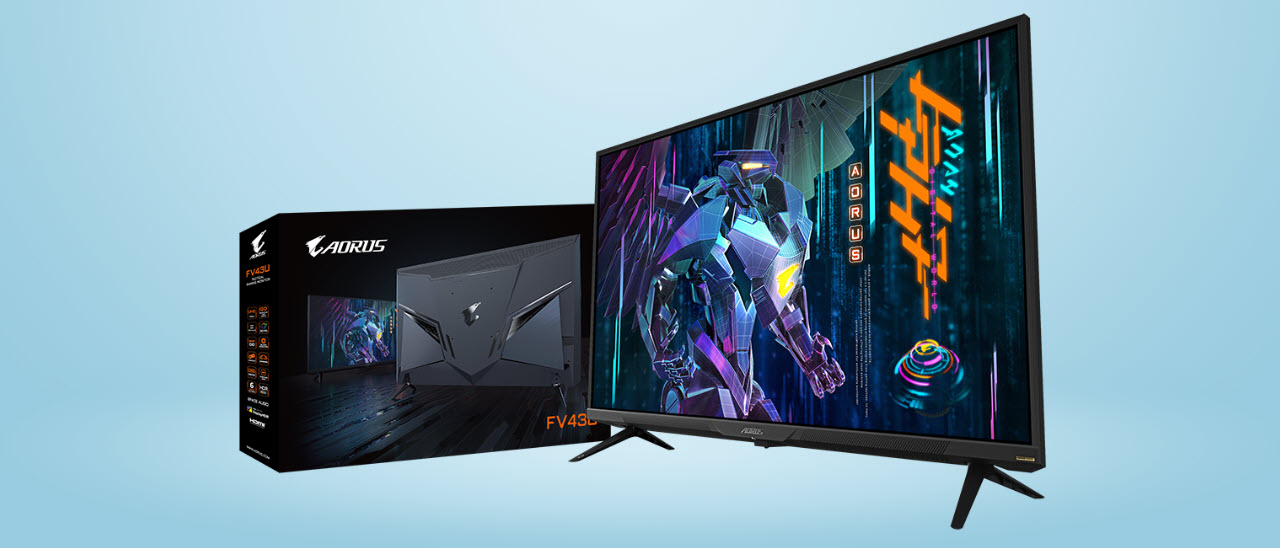 Gigabyte Aorus FV43U: Best Big-Screen 4K Gaming Monitor