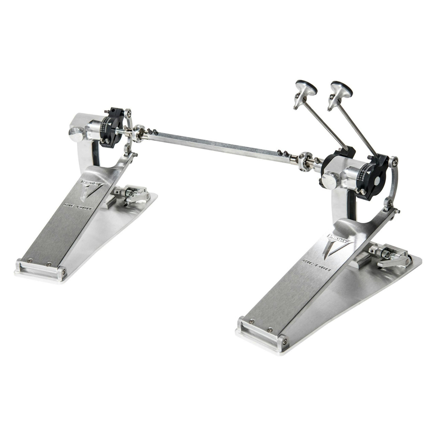 RANMING Double-Chain Bass Drum Pedal - Single Kick Pedal With Two-Sided Beater, Adjustable Spring
