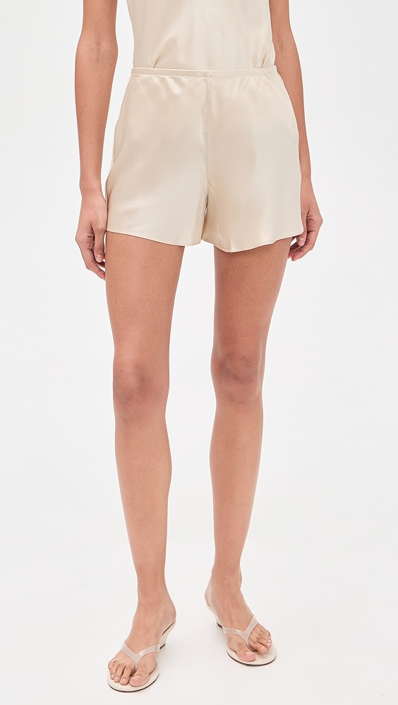 Reformation Gale Silk Shorts