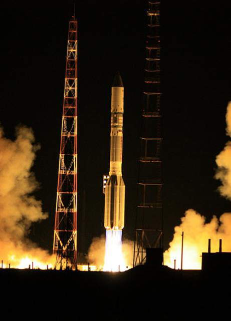 SES-5 Telecommunications Satellite Launch