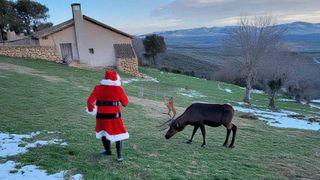 Image generated by Adobe Firefly AI, "Santa in Spain