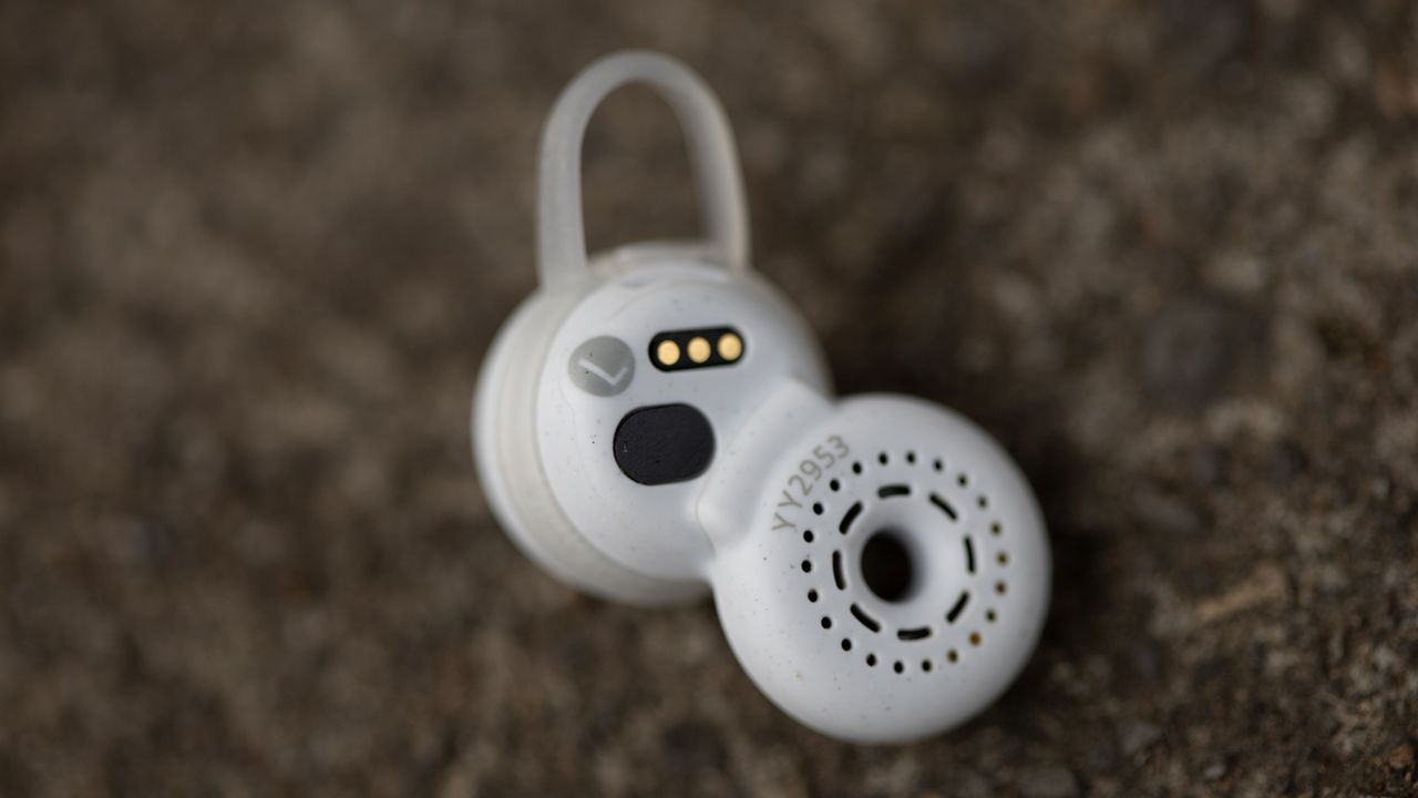 Sony Linkbuds bottom of earbud