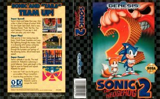 Sonic The Hedgehog 2 Sega Mega Drive 