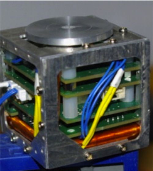 A Fully Assembled CubeSat satellite