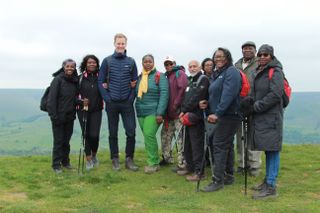 Dan Walker goes rambling with a group called Mosaic, which encourages people from ethnic minorities to access the Peak District