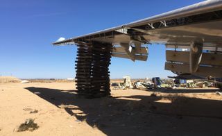 the aeroplane boneyards of Arizona and California