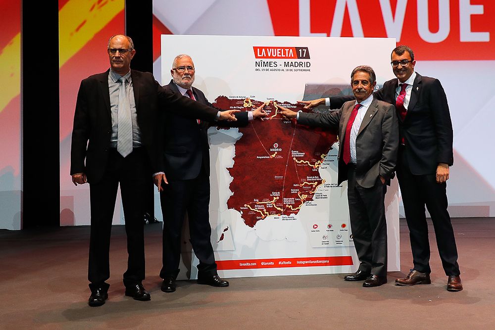 Vuelta officials unveil the 2017 route