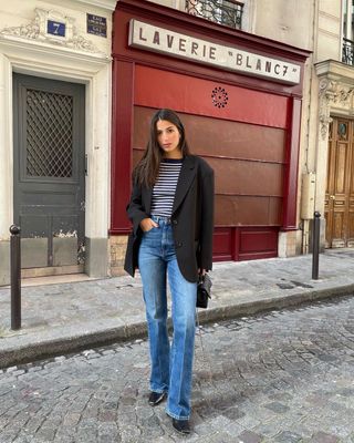 Tailored flare jeans