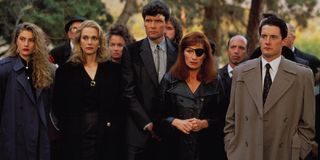 Some of the main cast of the series, Twin Peaks.