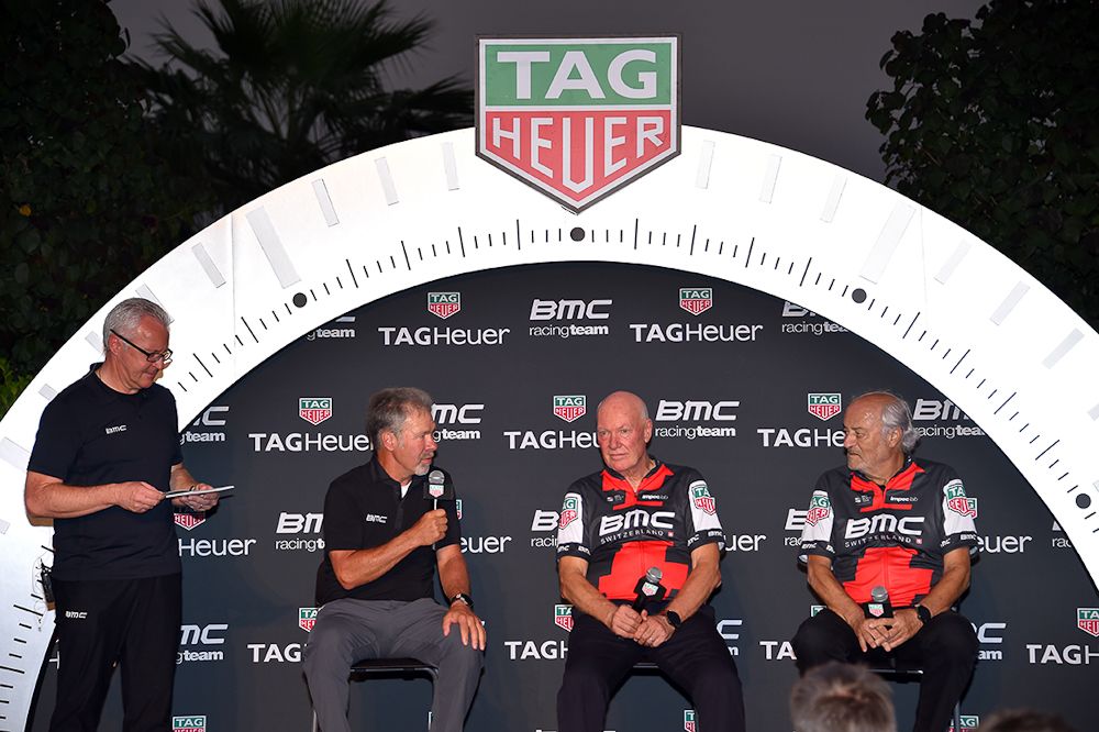 Jim Ochowicz, Jean-Claude Biver and Andy Rhis