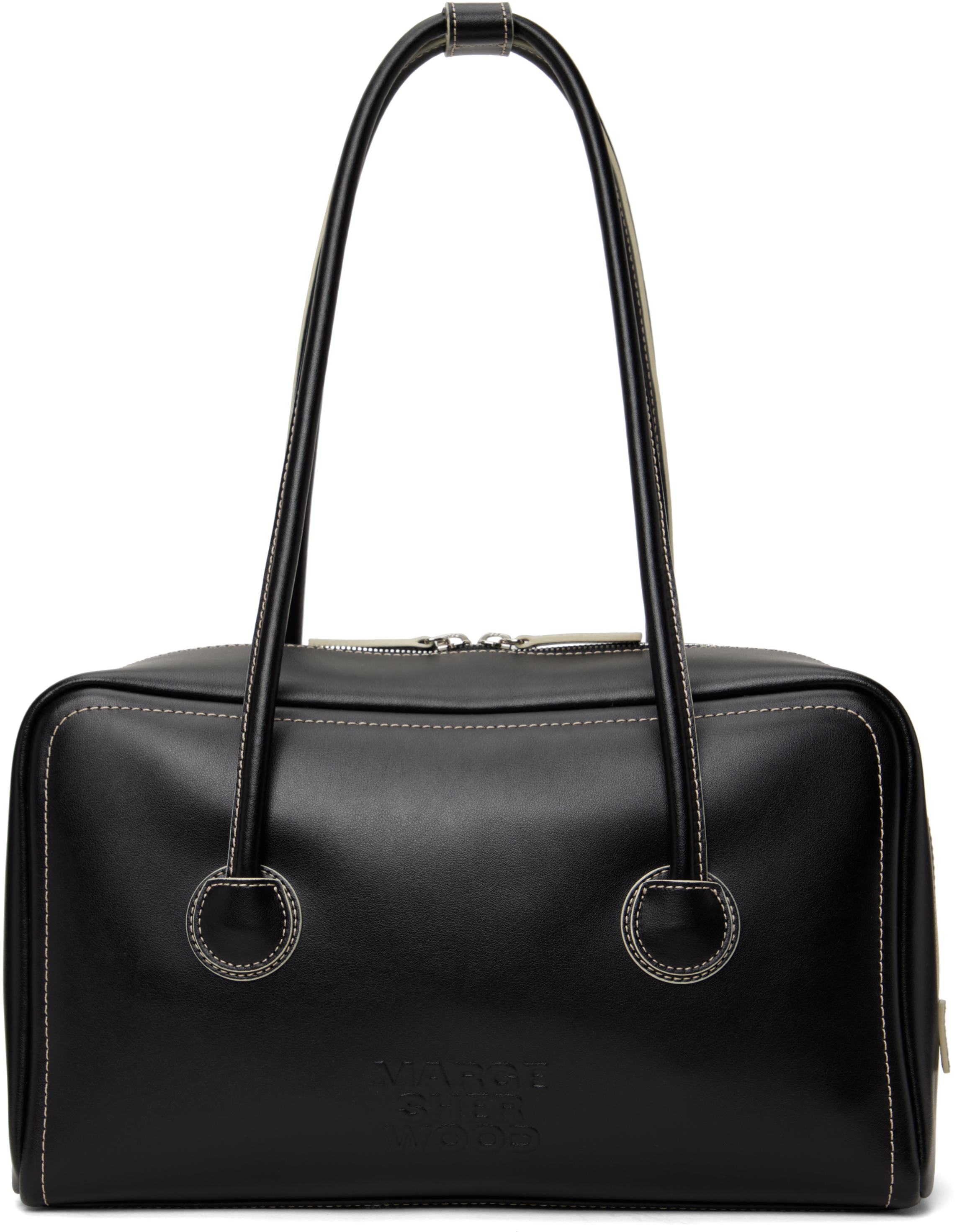 Black Soft Boston Bag