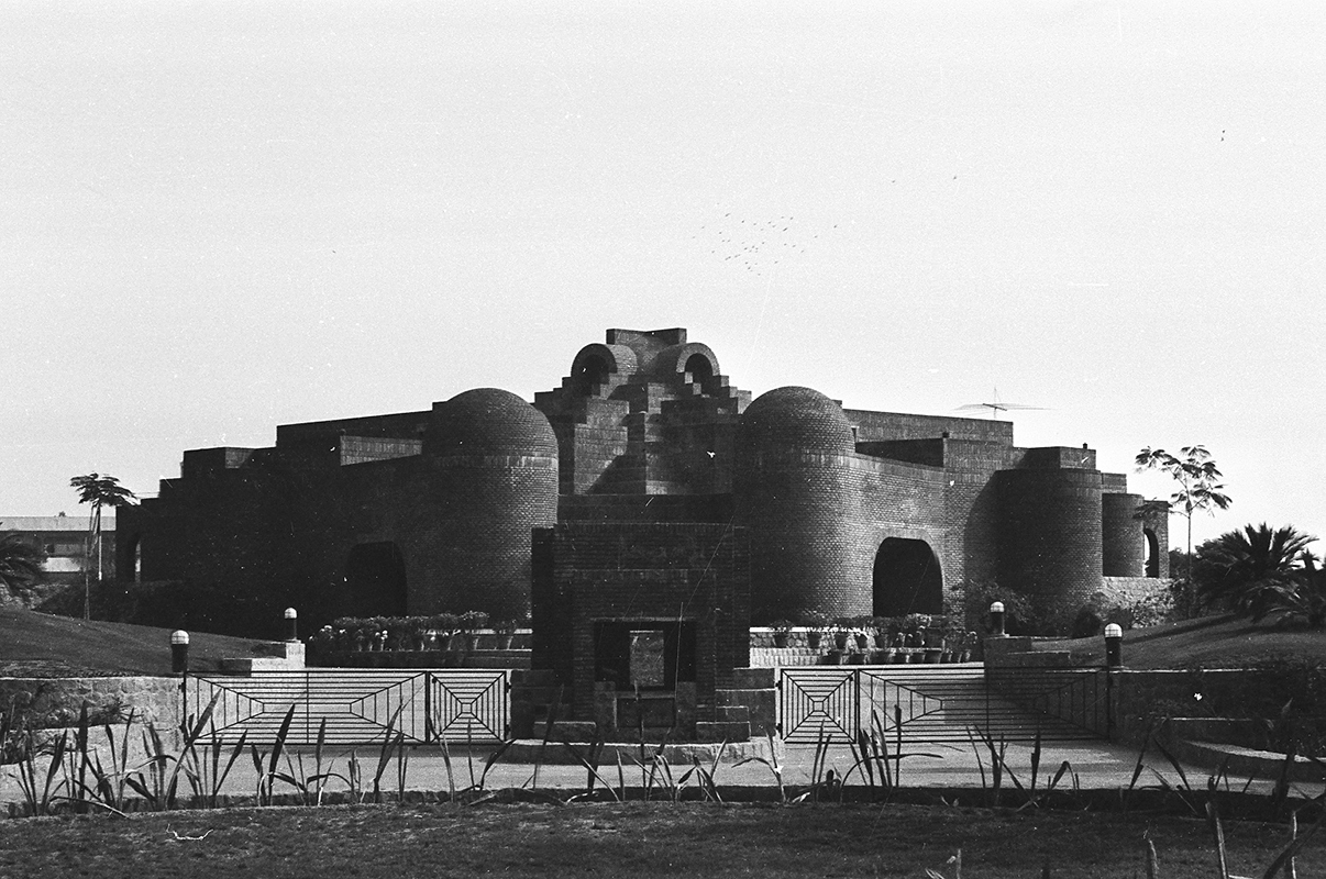 Belgium Embassy, black and white photos of elaborate brick building