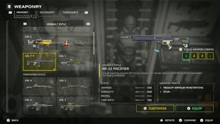 Helldivers 2 unlocked weapons in armory menu